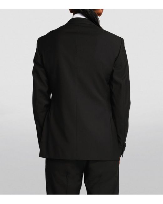 Giorgio Armani Black Virgin Wool-Silk 2-Piece Soho Tuxedo for men