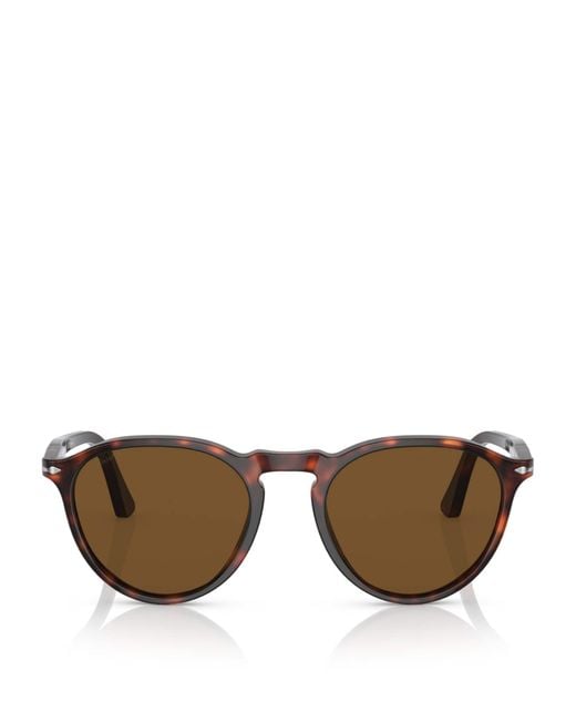 Persol Brown Tortoiseshell Phantos Sunglasses