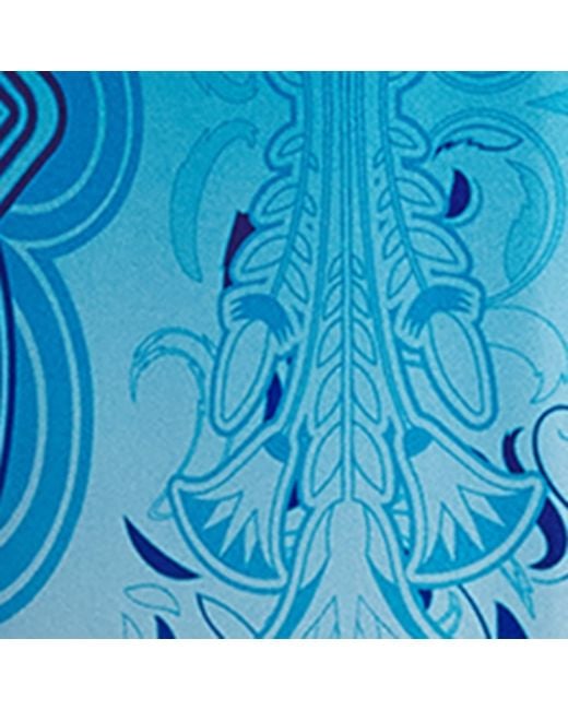 Casablanca Blue Silk Egyptian Rug Shirt for men