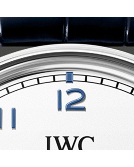 Iwc Gray Stainless Steel Portugieser Automatic Watch 42mm for men