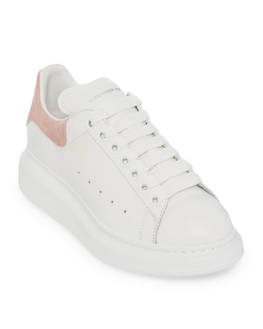 McQueen White Leather Oversized Sneakers