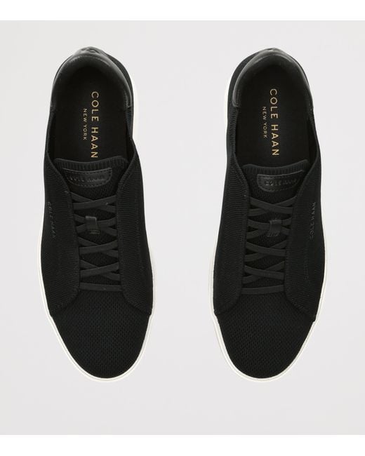 Cole Haan Black Grandprø Luxe Slip-On Sneakers for men