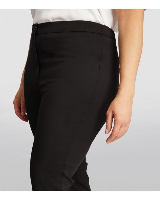Marina Rinaldi Black Slim Tailored Trousers