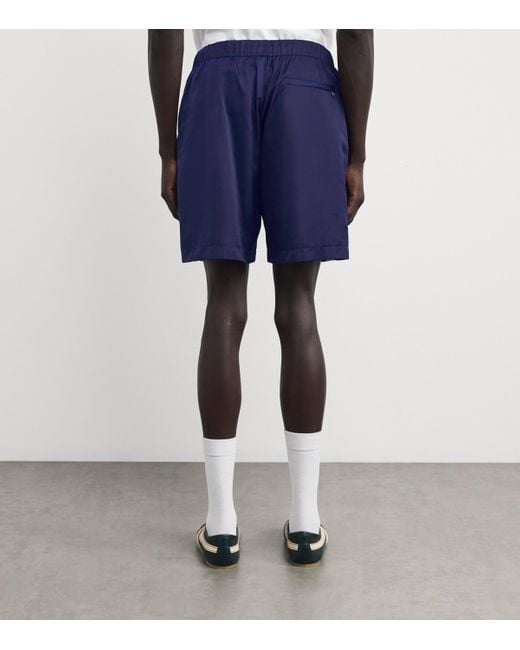 Casablanca Blue Laurel Stripe Shorts for men