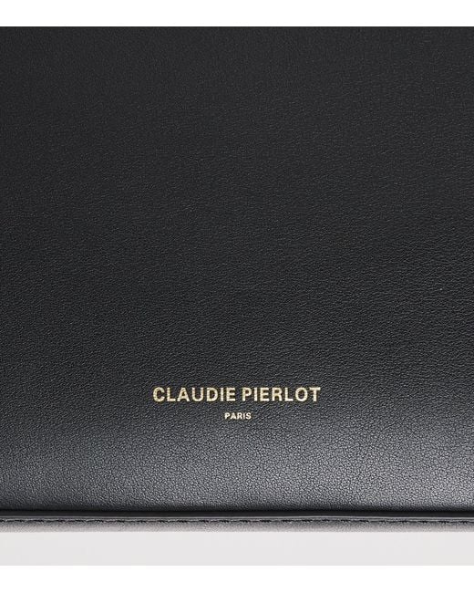 Claudie Pierlot Black Leather Shoulder Bag