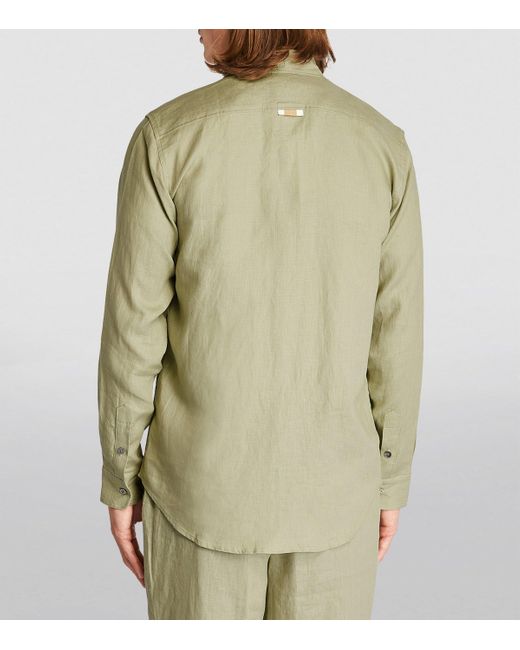 CHE Green Linen Shirt for men