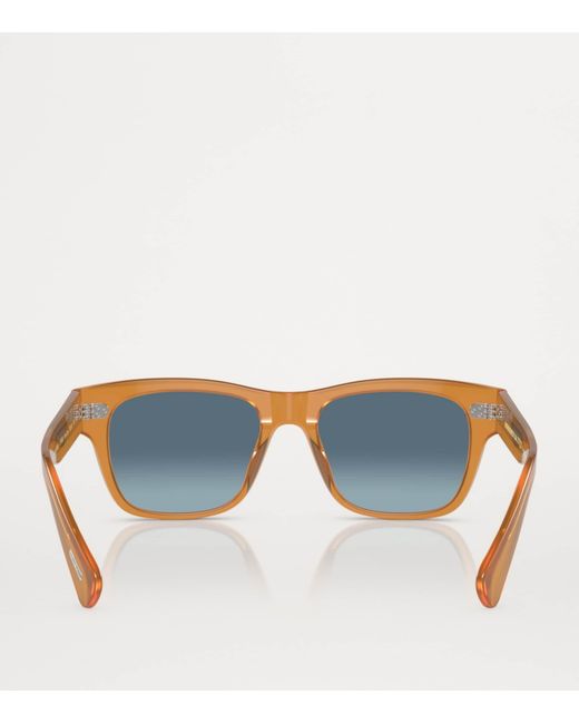 Oliver Peoples Blue Acetate Birell Sun Sunglasses