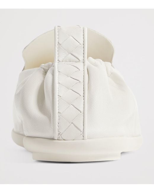 Bottega Veneta White Nappa Leather Dawson Loafers for men