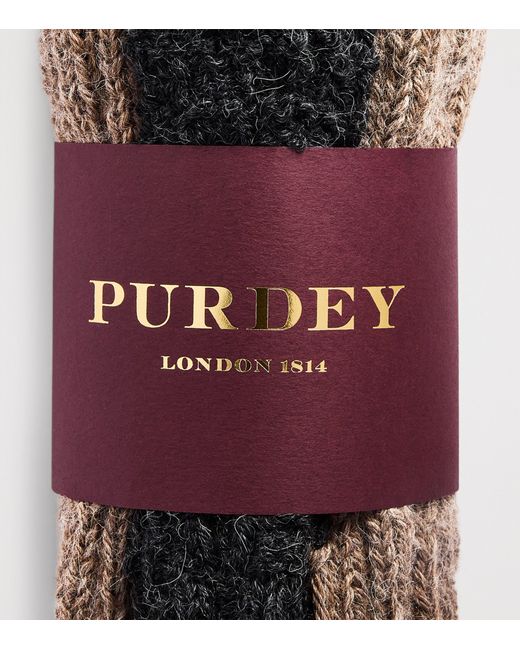 James Purdey & Sons Multicolor Alpaca-Wool Hawkers Orkney Socks for men