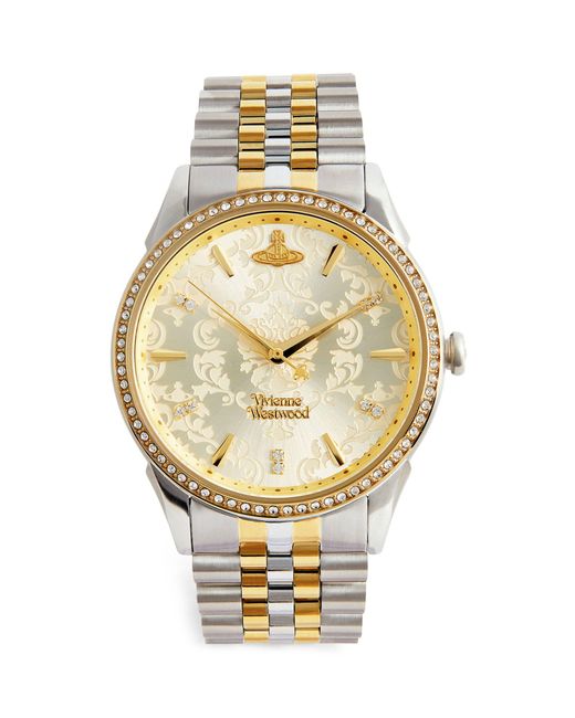 Vivienne Westwood Metallic Stainless Steel The Wallace Watch 38mm