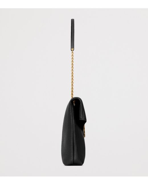 Saint Laurent Black Extra-Large Cassandre Envelope Pouch
