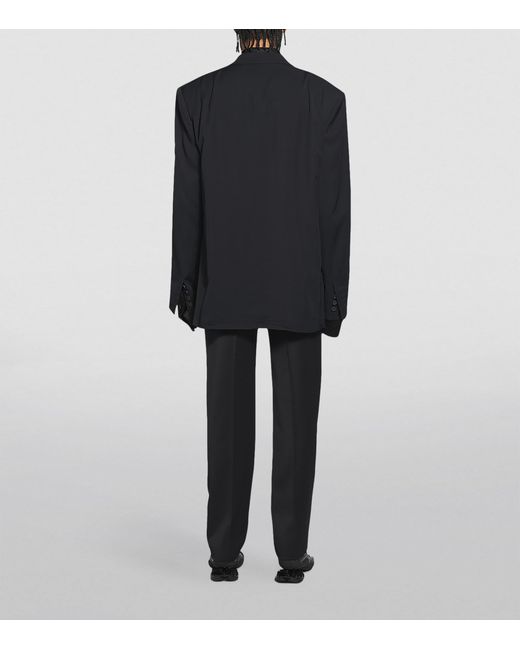 Balenciaga Blue Washed Sb Jacket for men