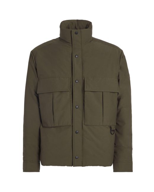 Canada Goose Green Down Ripstop Kirkby Field Jacket for men