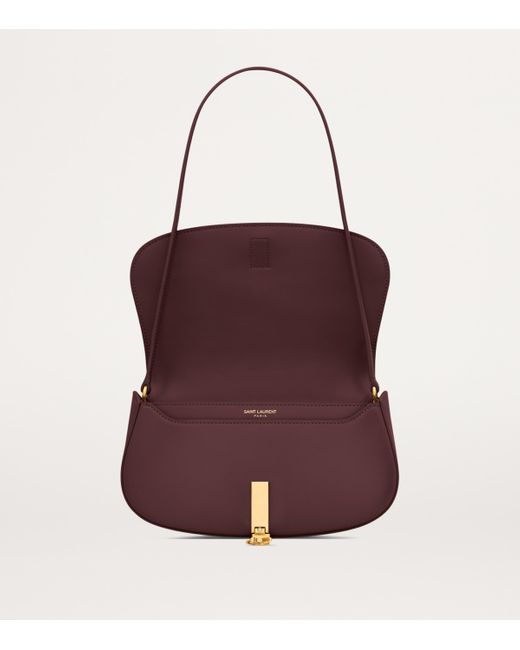 Saint Laurent Purple Mini Flap Shoulder Bag