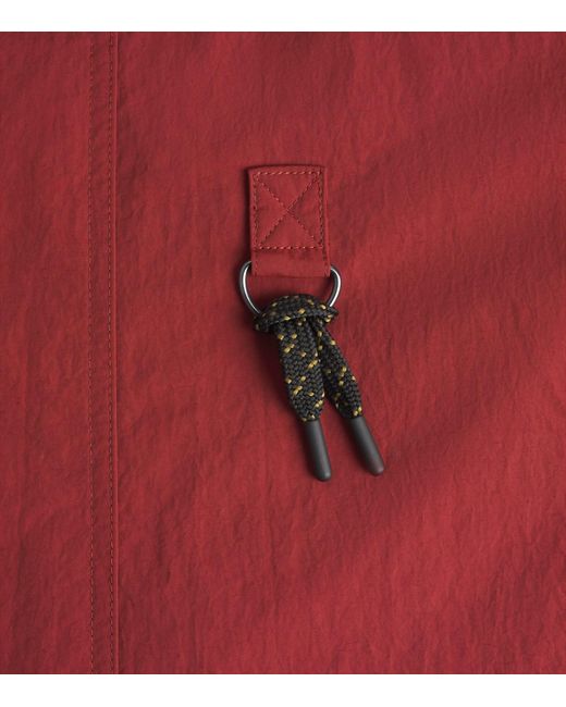 Barbour Red Showerproof Rig Jacket for men