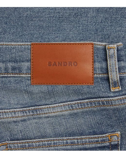 Sandro Blue Slim Jeans for men