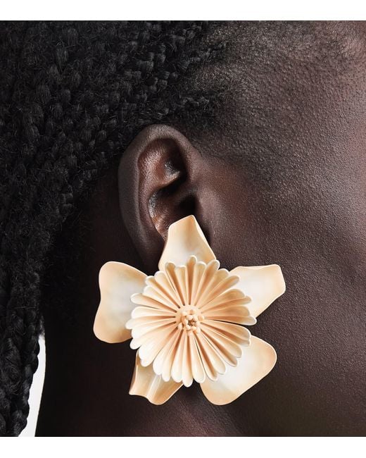 Chloé Natural Bloom Clip-On Earrings
