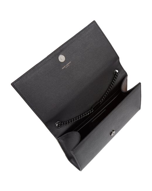 Saint Laurent Black Medium Kate Cross-Body Bag
