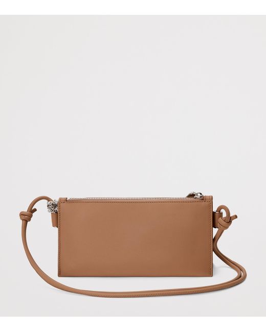 Loewe Brown Leather Joya Pouch