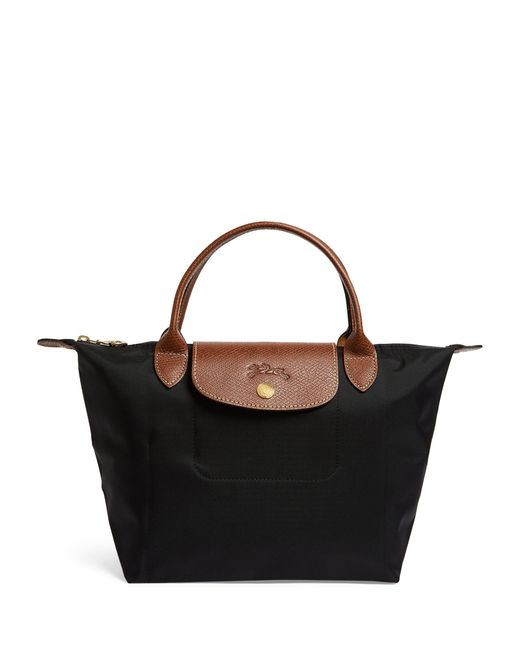 Longchamp Black Mini Le Pliage Original Tote Bag