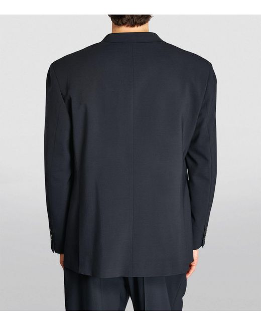 The Row Blue Marri Virgin Wool-blend Suit Jacket for men