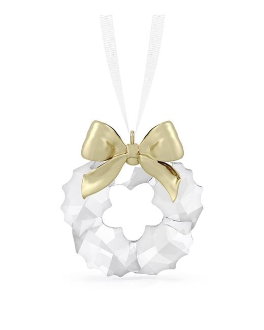 Swarovski Metallic Holiday Magic Wreath Ornament