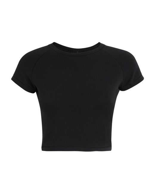 Skims Black New Vintage Raglan T-shirt