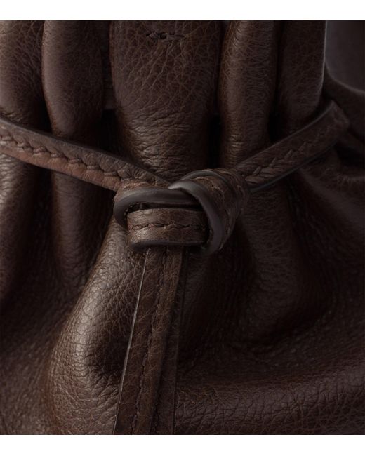 Prada Black Medium Antiqued Leather Bonnie Shoulder Bag