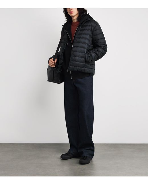 Canada Goose Black Down Stratus Puffer Jacket for men