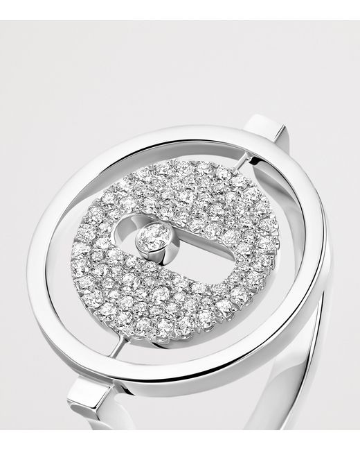 Messika White Lucky Move And Diamond Ring