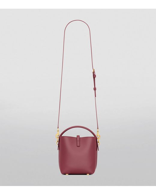 Saint Laurent Red Mini Le 37 Bucket Bag