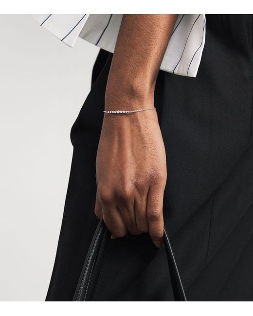 Harrods Metallic And Diamond Bracelet