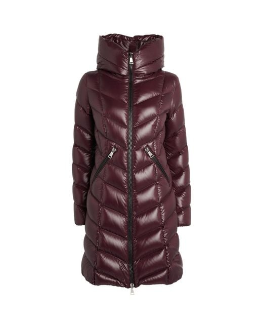 Moncler Purple Marus Puffer Coat
