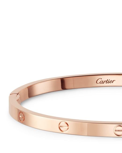 Cartier Natural Small Rose Gold Love Bracelet