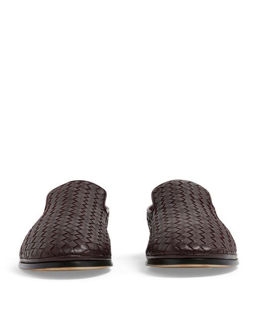 Bottega Veneta Brown Nappa Leather Slippers for men