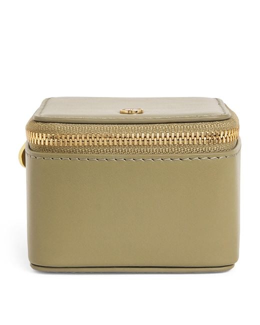 Harrods Natural Small Smooth Leather Trinket Box for men