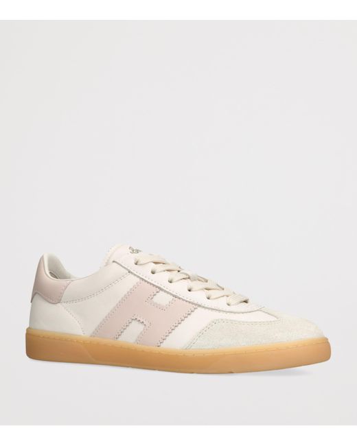 Hogan Natural Leather Cool Sneakers for men