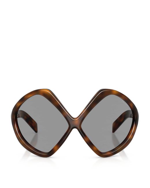 Prada Brown Acetate Pr B21S Sunglasses