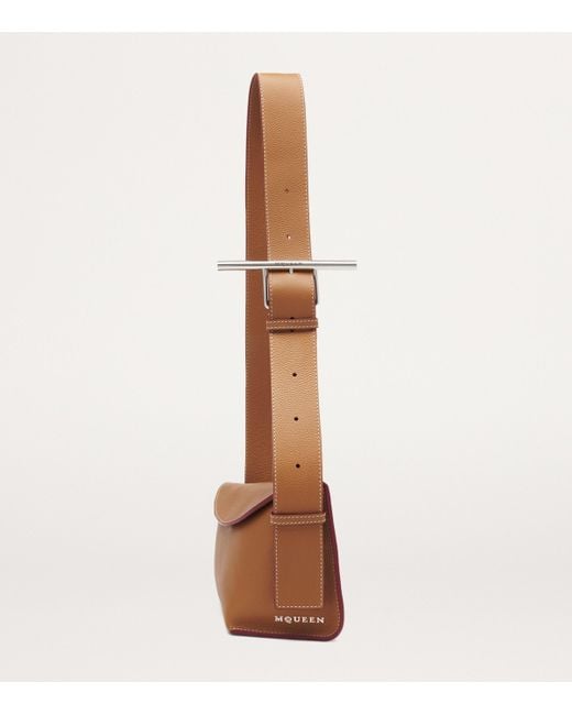 Alexander McQueen Brown The Sling Cross-Body Bag