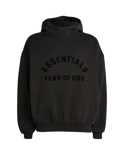 Fear Of God Double layer Hoodie in Black for Men Lyst UK