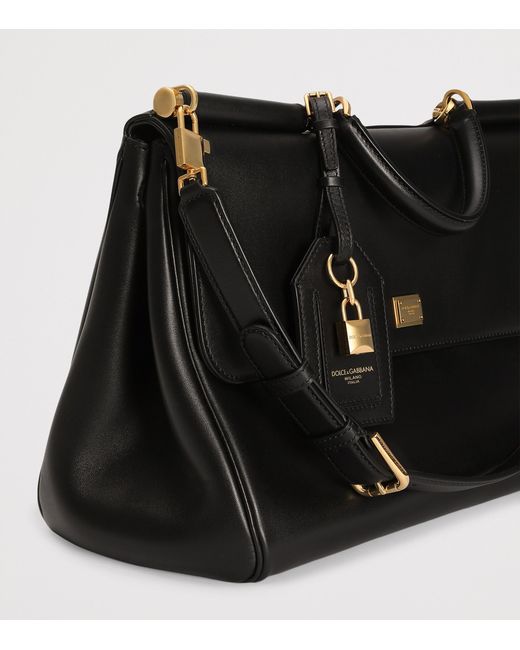 Dolce & Gabbana Black Leather My Sicily Bag