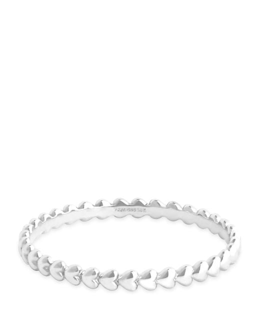 Astrid & Miyu White Heart Ring