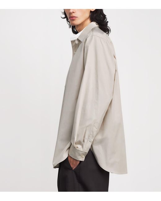 The Row White Melchior Cotton Shirt for men