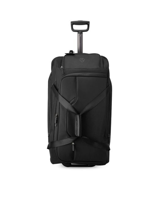 Delsey Black Peugeot Voyages Soft-top Suitcase (70cm)