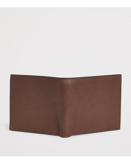 Thom Browne Brown Leather Bifold Wallet for men