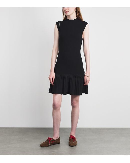 Claudie Pierlot Black Knitted Mini Dress