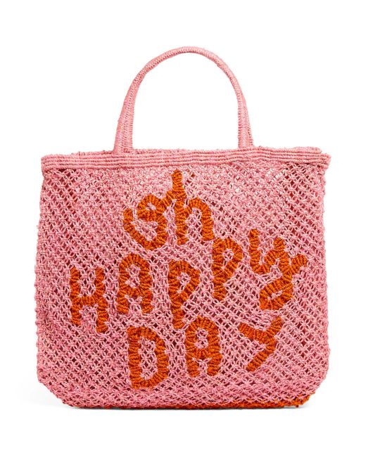 The Jacksons Red Small Happy Days Tote Bag
