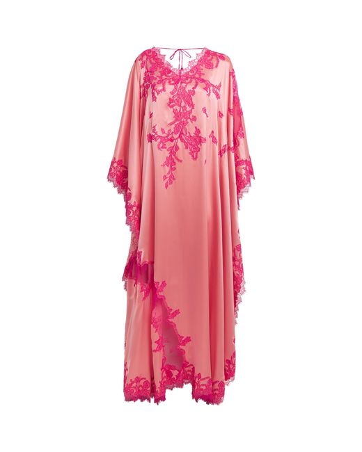 Torlowei Pink Silk Tokoni Kaftan