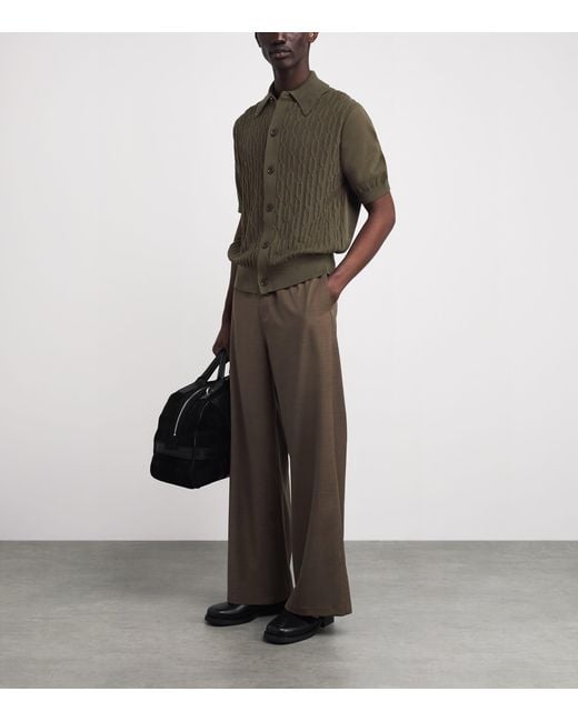 Oliver Spencer Green Organic Cotton Rossell Shirt for men