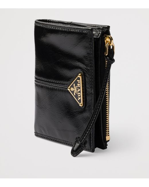 Prada Black Small Leather Wallet